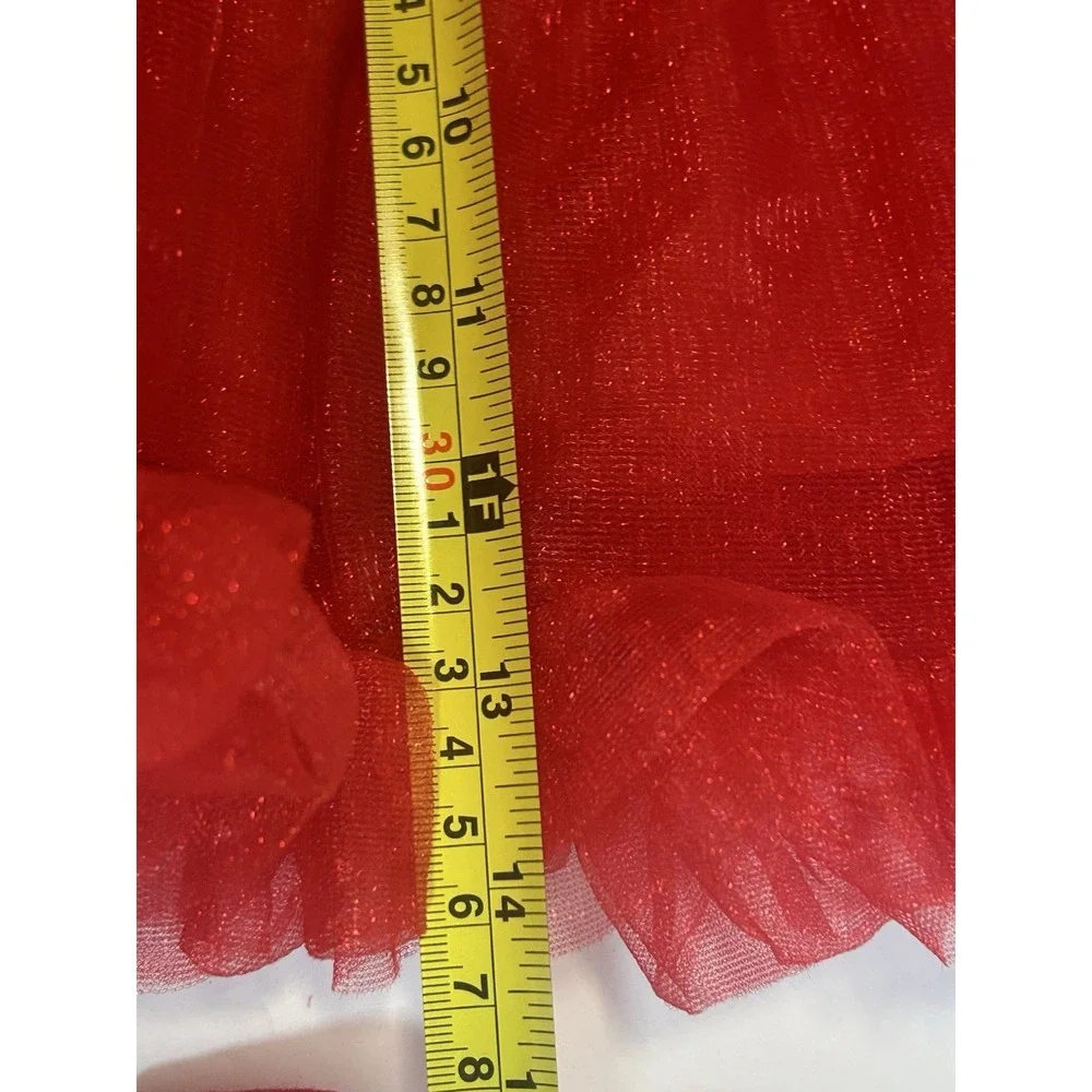 Women's Devil Costume Set S/M Tutu,  Horns, Bow Tie,Tail & Mini Pitchfork 5 Pc‎